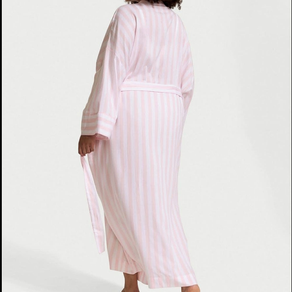 Victoria Secret Modal Cotton Long Robe Size M/L NWT - Picture 3 of 10